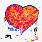 Need Your Love. Ban-chan & Ryo-kun were really the ones who painted that heart graffiti thingie. ^_^ Cool, ne~? The inlay of the album shows the almost step-by-step process of them finishing the artwork, with a little help from Ryo's cute dog. :)