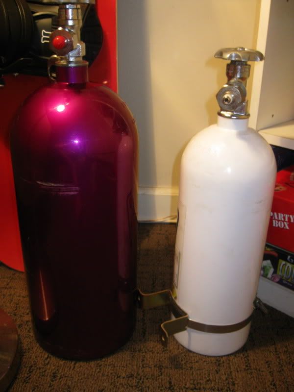 FS Spare nitrous tanks 5lbs and 10lbs