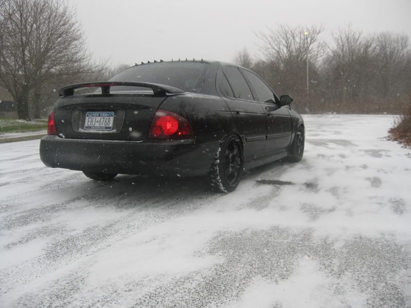 Nissan sentra in snow #10