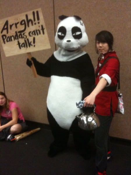 Pandas indeed can't talk...