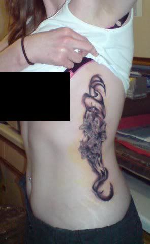 Here's my O/H's tattoo that she had done just this morning.