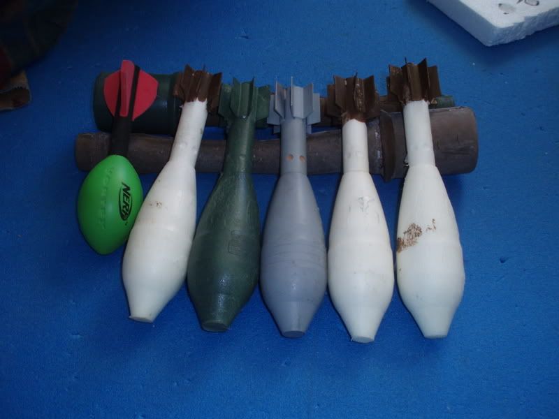 foam mortar rounds60mm US and 45mm brixa added WWII Airsoft Association