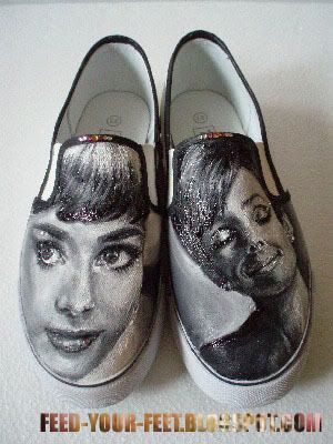 Audrey Hepburn Slip Ons