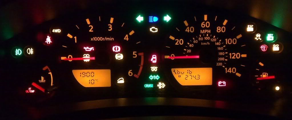 Nissan navara dash bulbs #9