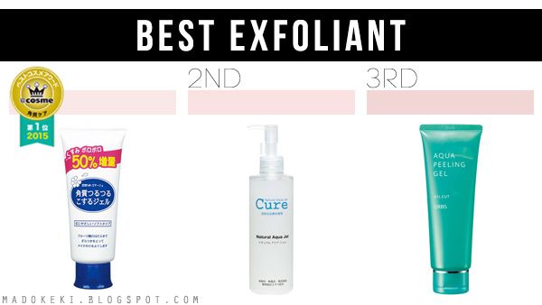 2015 @COSME BEST COSMETICS AWARDS exfoliant