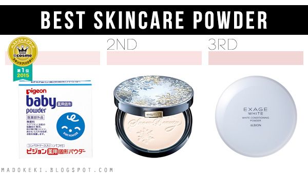 2015 @COSME BEST COSMETICS AWARDS skin care powder