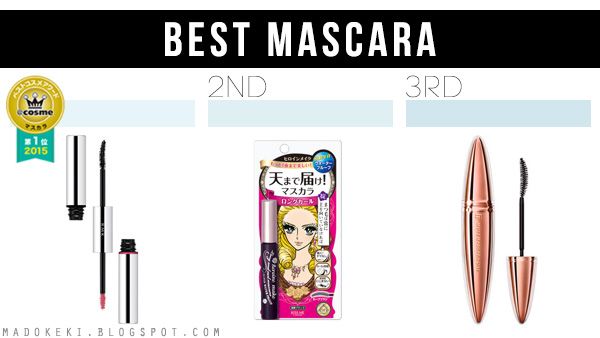 2015 @COSME BEST COSMETICS AWARDS mascara