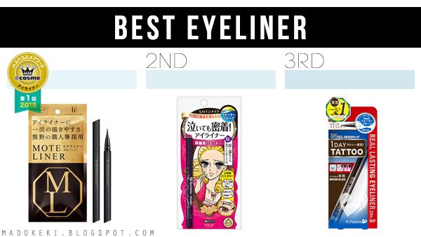 2015 @COSME BEST COSMETICS AWARDS eyeliner