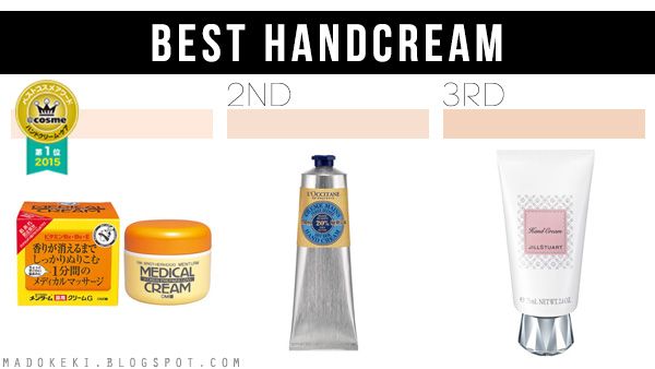 2015 @COSME BEST COSMETICS AWARDS hand cream