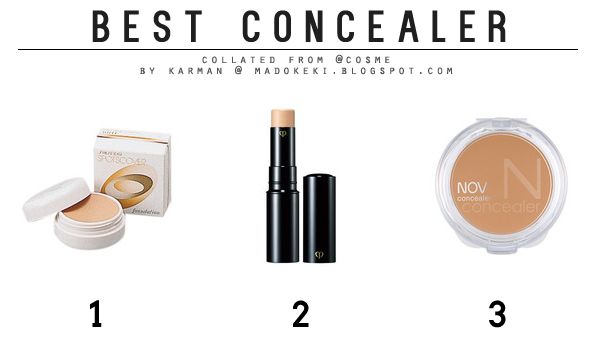 2014 @cosme Ranking best concealer