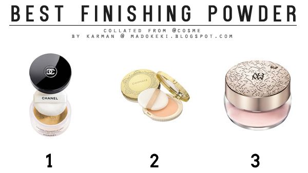 2014 @cosme Ranking best loose powder finishing