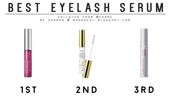 2014 @cosme Ranking best eyelash serum