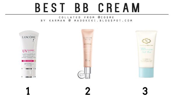 2014 @cosme Ranking best bb cream