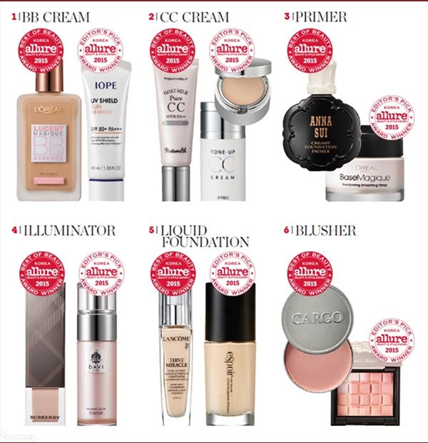 ALLURE KOREA: BEST IN BEAUTY 2015 