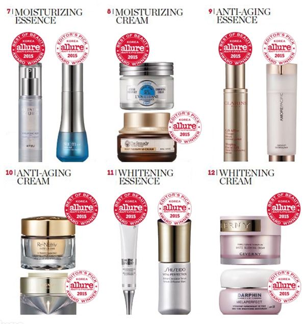 ALLURE KOREA: BEST IN BEAUTY 2015