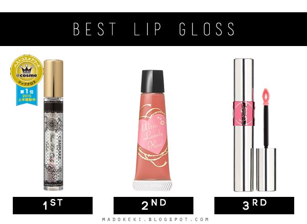 2016 @cosme Best New Makeup canmake your lips only gloss