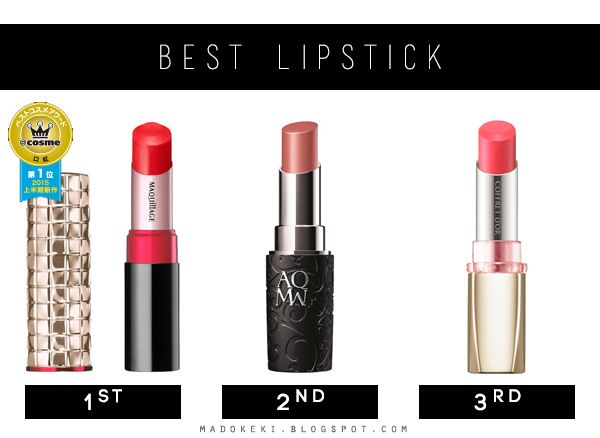 2016 @cosme Best New Makeup lipstick
