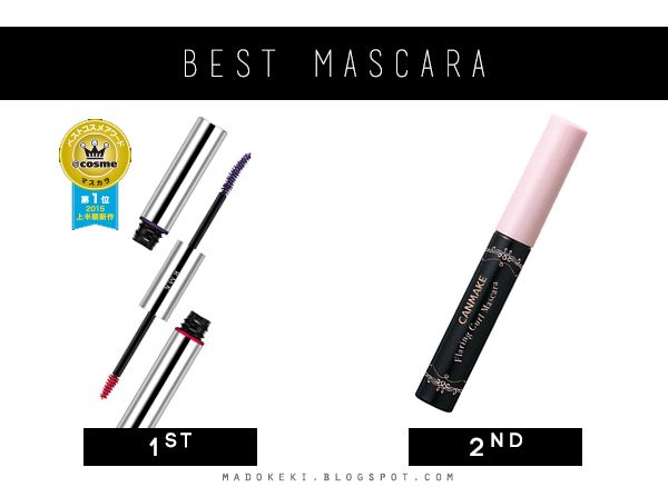 2016 @cosme Best New Makeup mascara