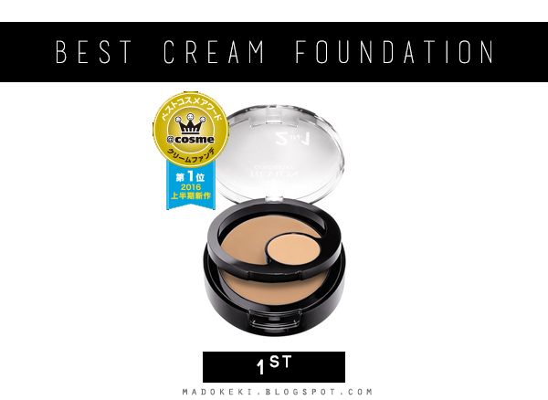 cosme best 2016 cream foundation