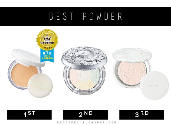 cosme best 2016 face powder 