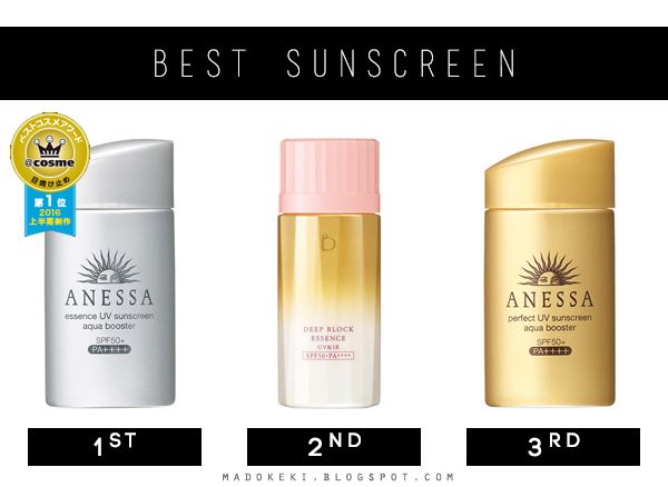 2016 @cosme BEST NEW COSME sun screen