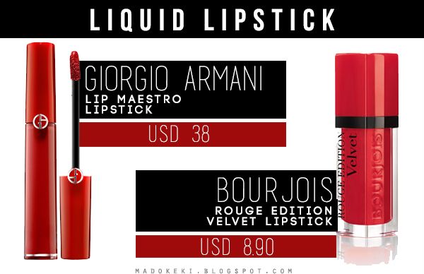 giorgio armani lip maestro drugstore dupe