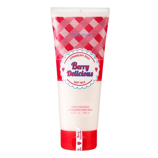 ETUDE HOUSE BERRY DELICIOUS strawberry body milk