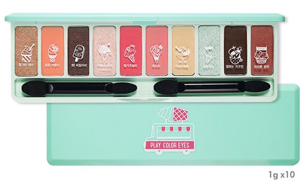 ETUDE HOUSE NEW PLAY COLOR EYES ice van swatches