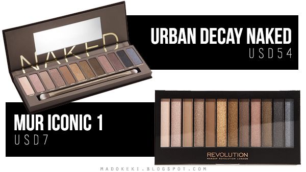 urban decay naked dupe makeup revolution 