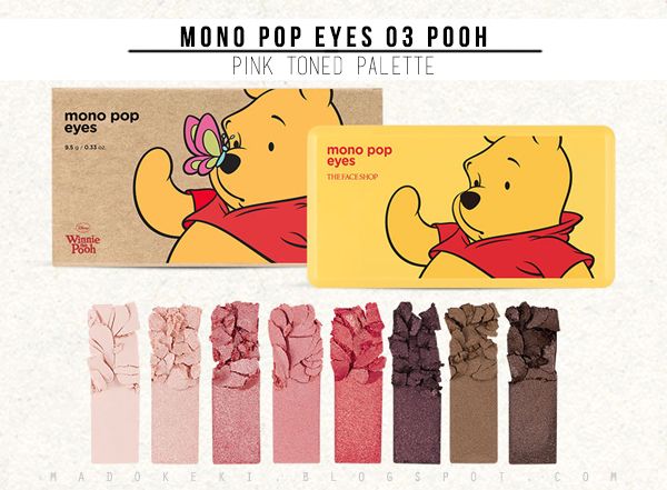 disney the face shop mono pop eyes pooh