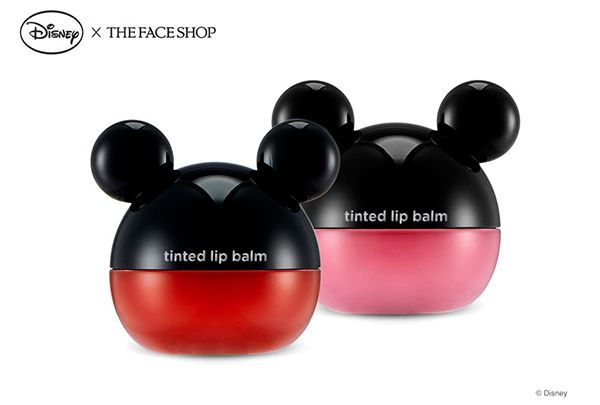 disney the face shop tinted lip balm