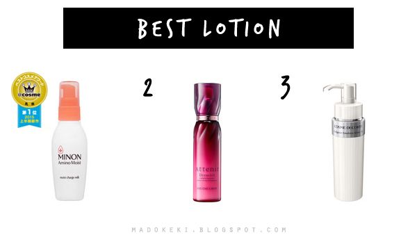 @cosme 2015 best new makeup lotion ranking