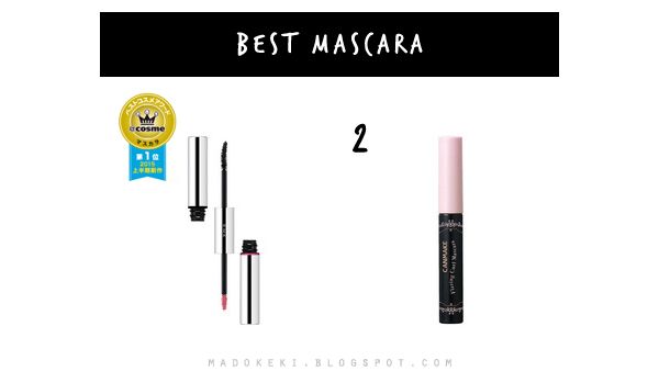 @cosme 2015 best new makeup ranking mascara