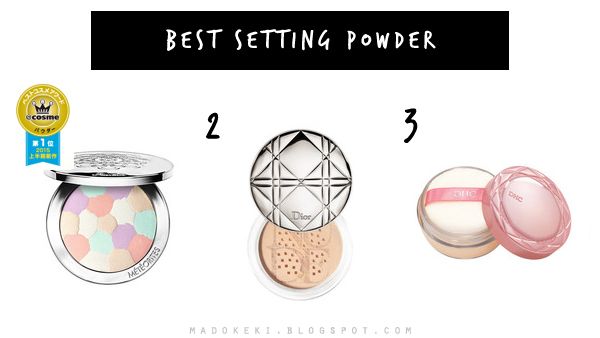 @cosme 2015 best new makeup ranking setting powder