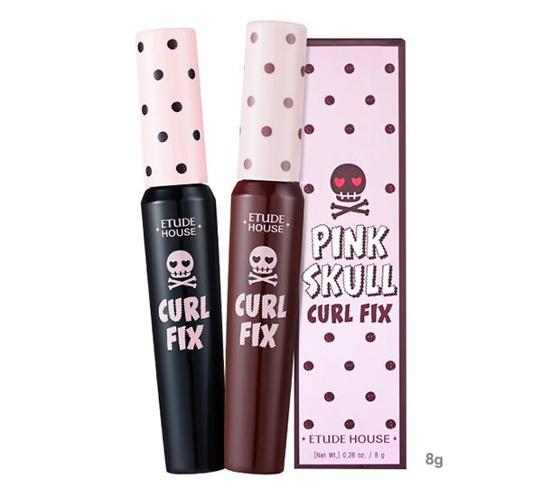 Etude House Pink Skull curl fix mascara