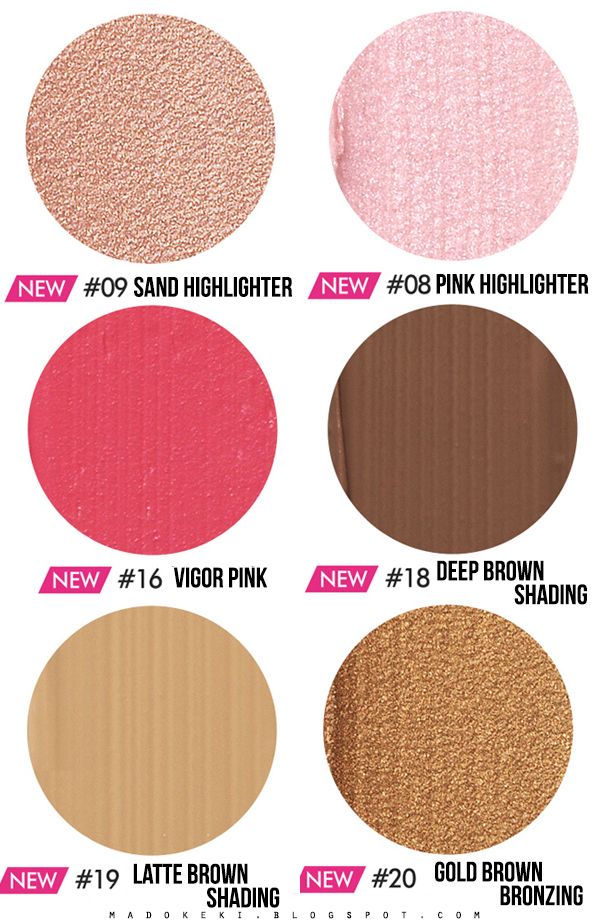 ETUDE HOUSE New Play 101 Stick multi color swatches