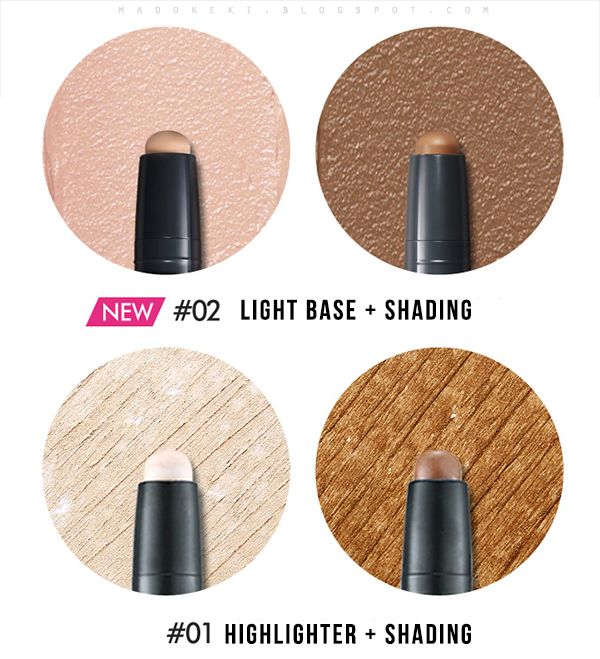 ETUDE HOUSE New Play 101 Stick contouring duo swatches