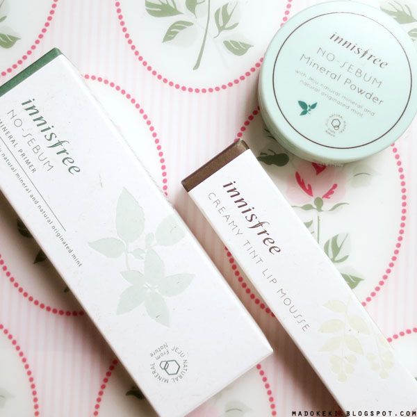 innisfree no sebum primer powder lip mousse