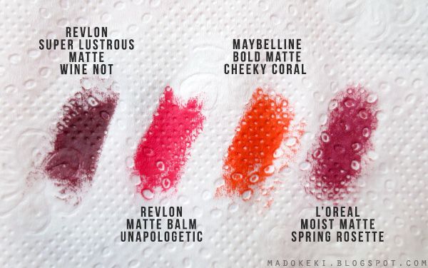 revlon matte wine not matte balm unapologetic maybelline cheeky coral loreal spring rosette