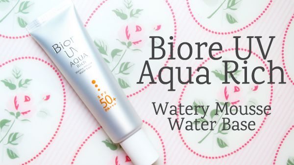 Biore Aqua Rich watery mousse