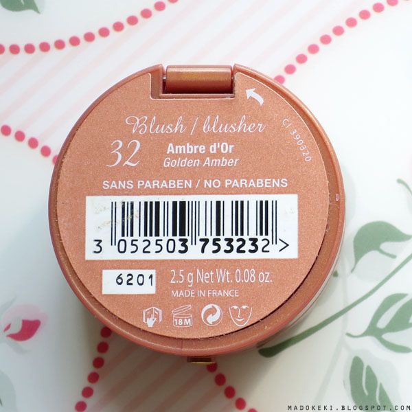 Bourjois Little Round Pot Blush 32 Ambre D'or 