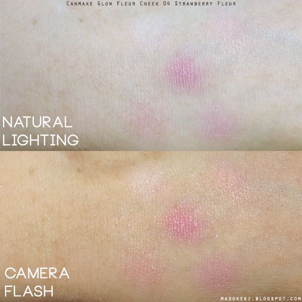 Canmake Glow Fleur Cheeks 04 Swatch