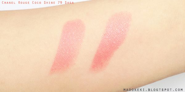 Chanel Rouge Coco Shine 79 Saga Swatch