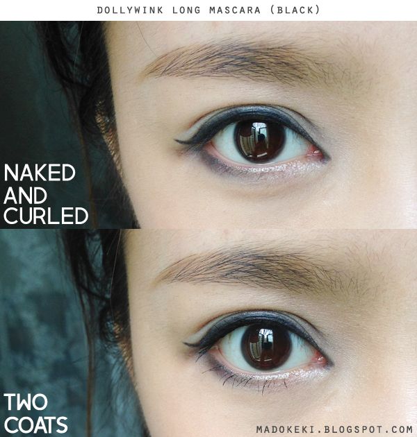 DollyWink Long Mascara Before and After