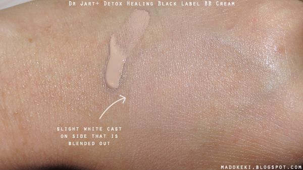 Dr Jart+ Black Label Detox Healing Blemish Balm Swatch