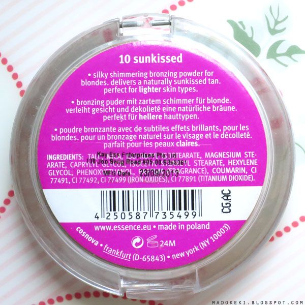 Essence Sun Club Shimmery Bronzing Powder 10 Sunkissed