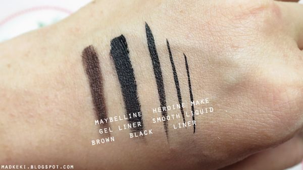 maybelline gel liner heroine make smooth liquid liner review