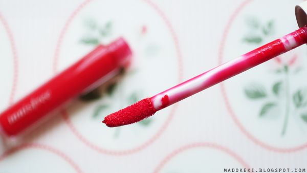 Innisfree Creamy Tint Lip Mousse 05 Vitamin Red (Swatch and Review)