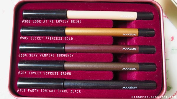 Tosowoong MakeOn Princess Eyeliner Season 1 swatch