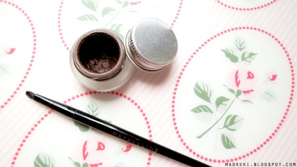 Maybelline Eye Studio Creamy Gel Liner 02 Brown (Swatch and Review)